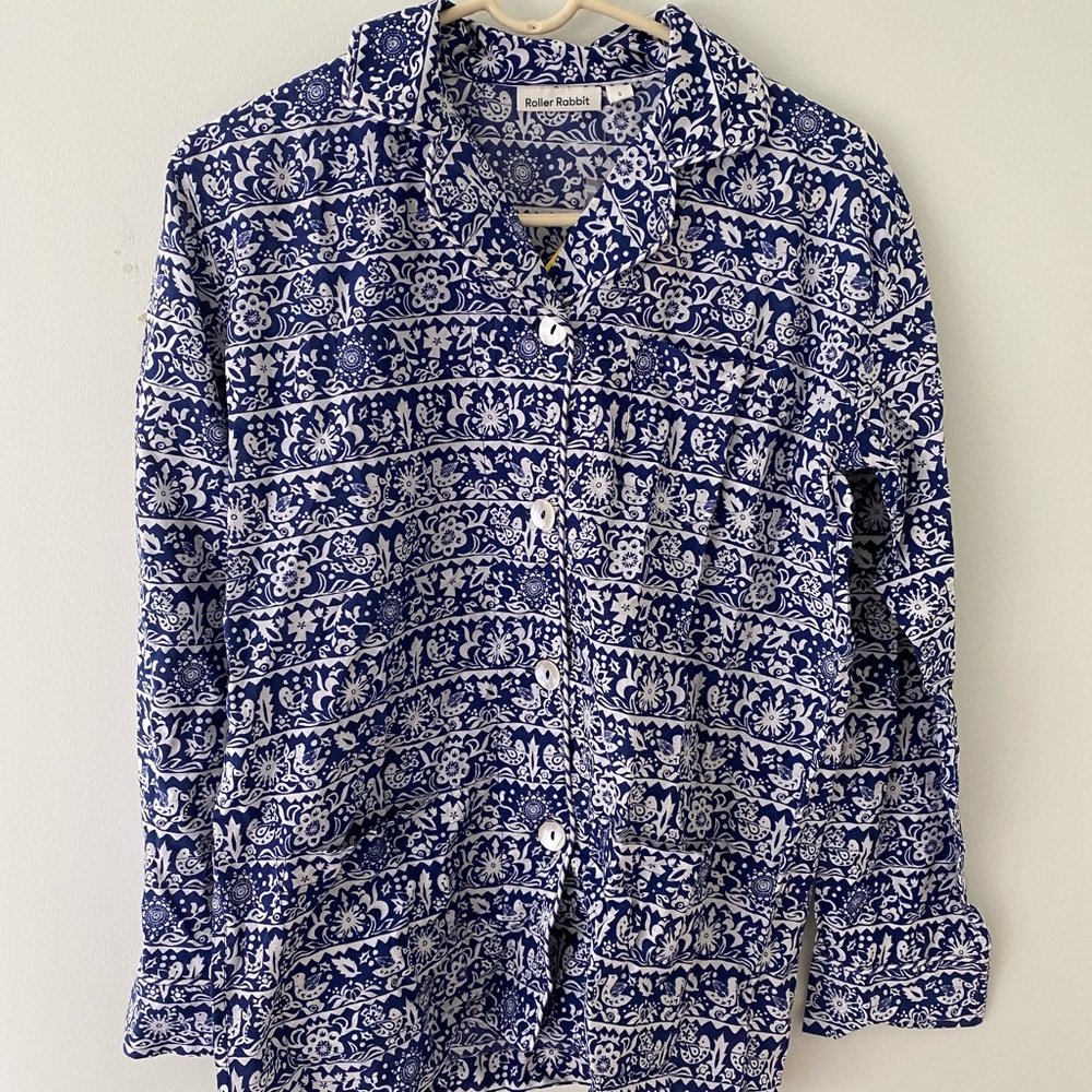 Roller Rabbit Pajama Set Size Small